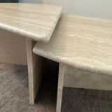 Travertine coffee table from the 70s-80s