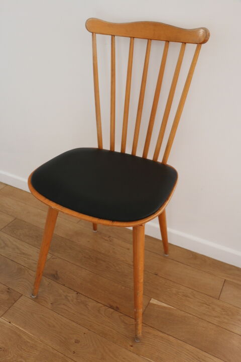 4 chairs baumann v5 skaï black light beech