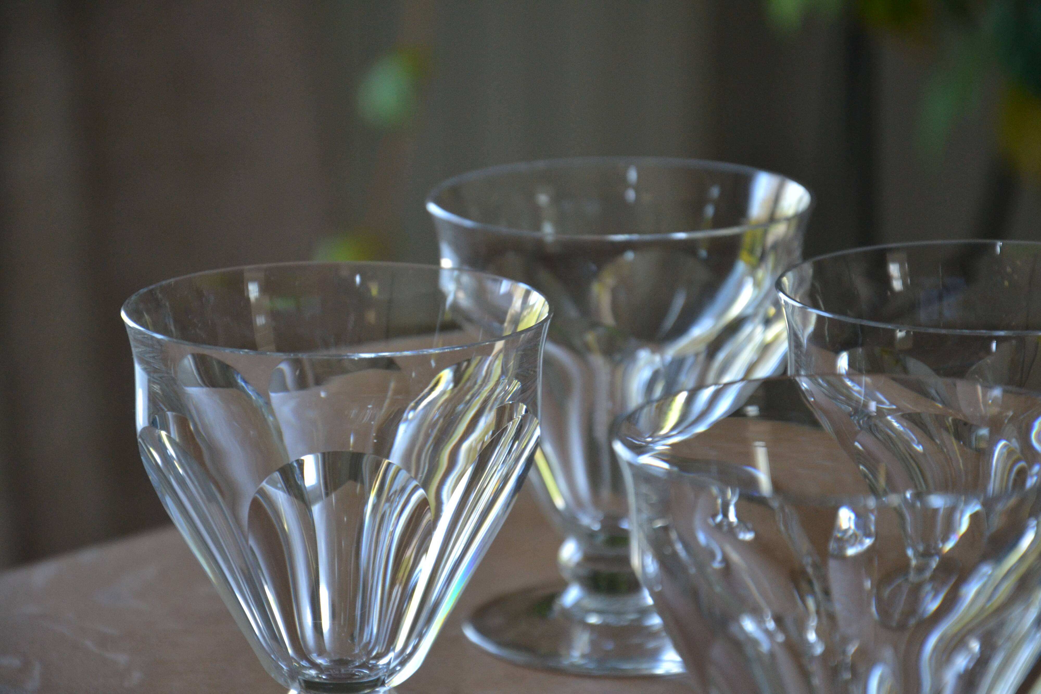 5 water glasses Talleyrand model Baccarat crystal