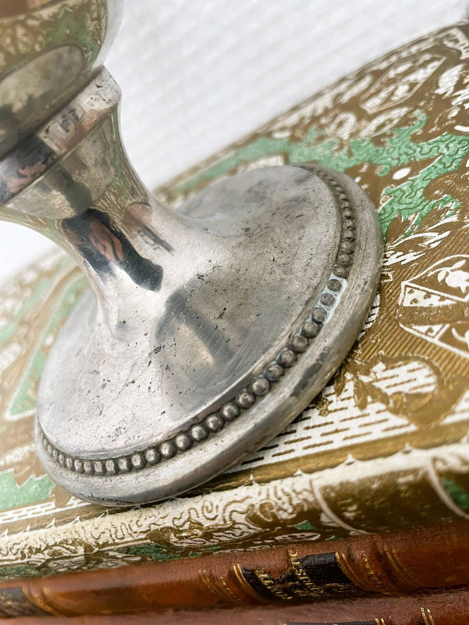 Ewer / vase in pewter from Paris