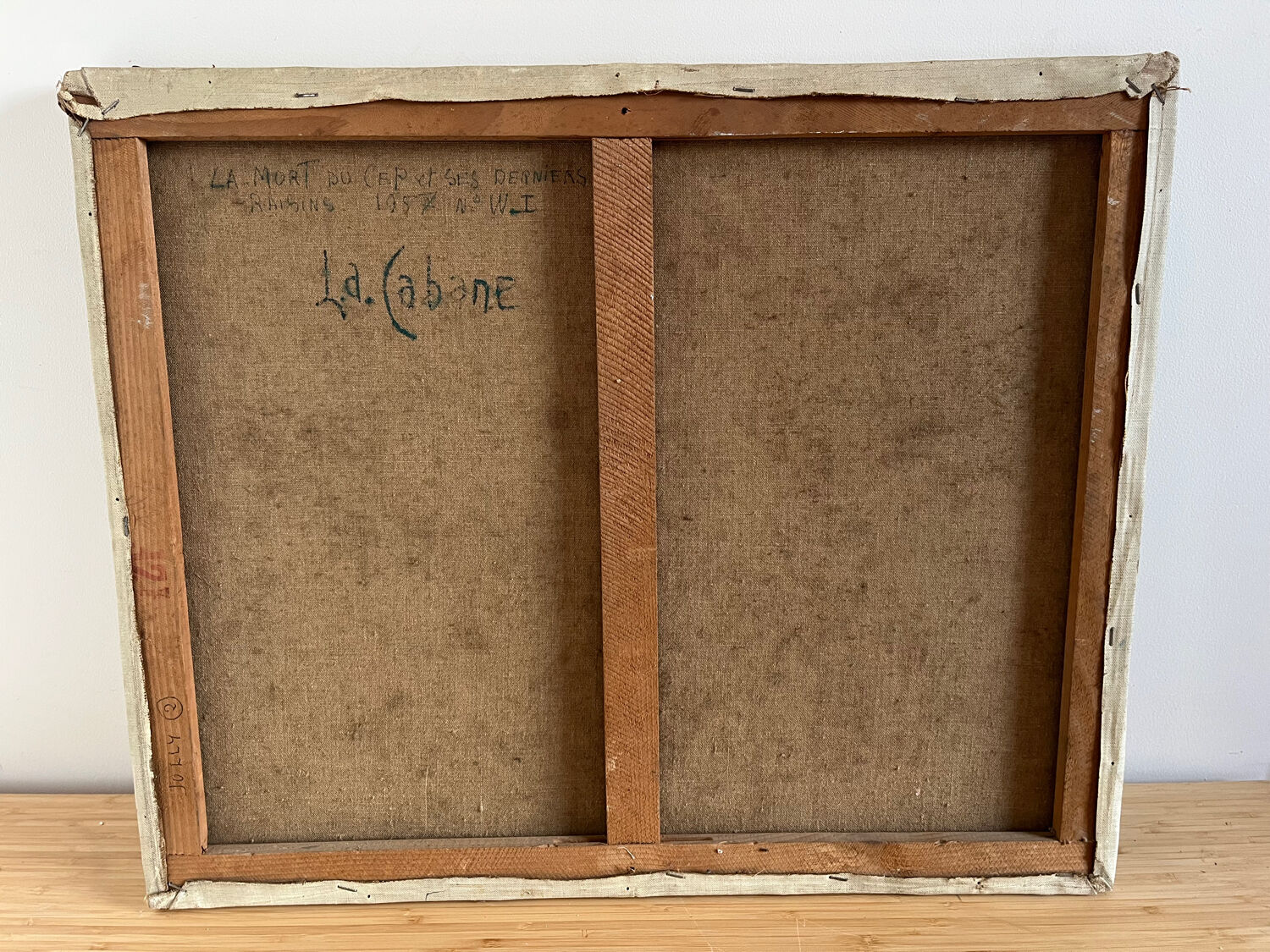 "The Cabin" oil on canvas, 1957