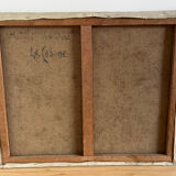 "The Cabin" oil on canvas, 1957