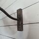 Industrial iron swan neck wall light