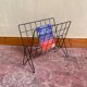 Metal magazine rack