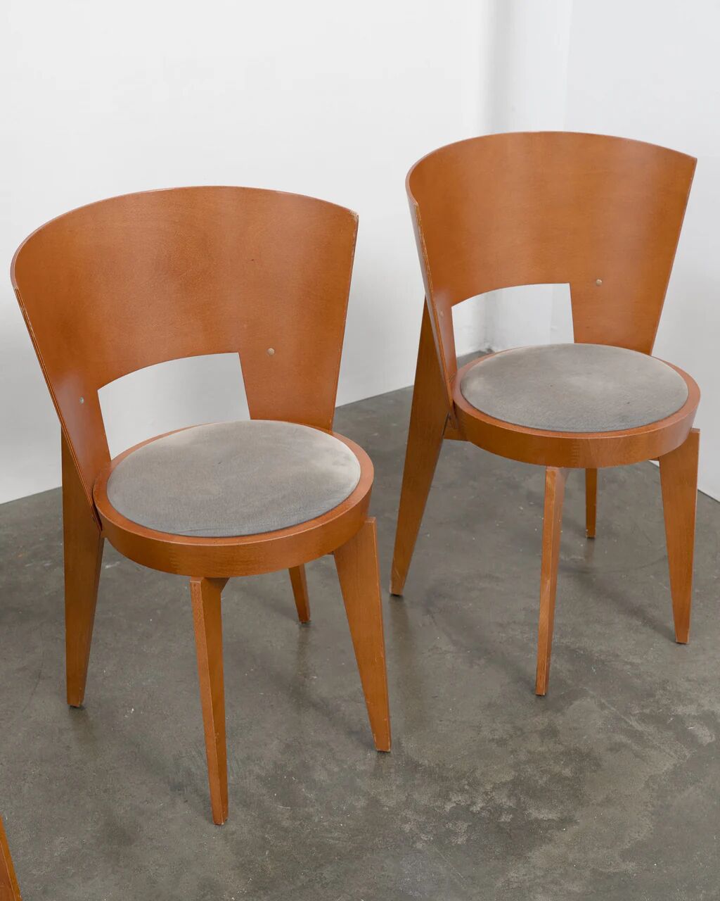 Set of 4 "Ola" dining chairs designed by Pascal Mourgue