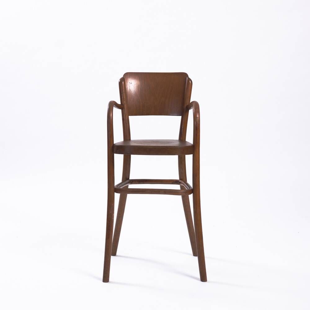 Antique set of Michael Thonet wicker and bentwood childrens chairs, 2