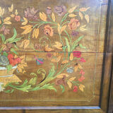 Commode en marqueterie de style restauration - XIXe
