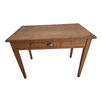 Table/ petit bureau d'administration ancien en chêne