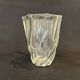 Luminarc vase in transparent glass swirl from the Arques glassworks 1970