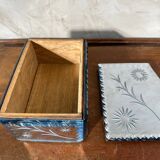 Glass jewelry box