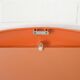 Rare 1970s Orange Space Age Mirror | Vintage Pop Art Yugoslav Wall Mirror
