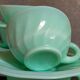 Six opaline cups
