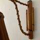 Louis Sognot rattan wall lamp from the 50s and 60s