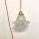 Lampe baladeuse vintage - opaline polie