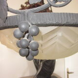 Art deco Degué chandelier signed