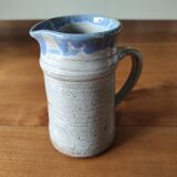 Blue grey ceramic milk jug