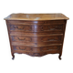 Curved oak chest of drawers in Louis XV style
