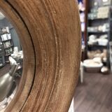 Miroir convexe de 24 cm doré