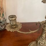 Ancien Chandelier en laiton massif