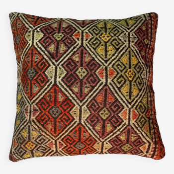 HOUSSE DE COUSSIN KILIM TURC VINTAGE, 45 X 45 CM