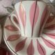 Set of 2 vintage Digoin coffee cups