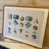 Colorful architect drawing