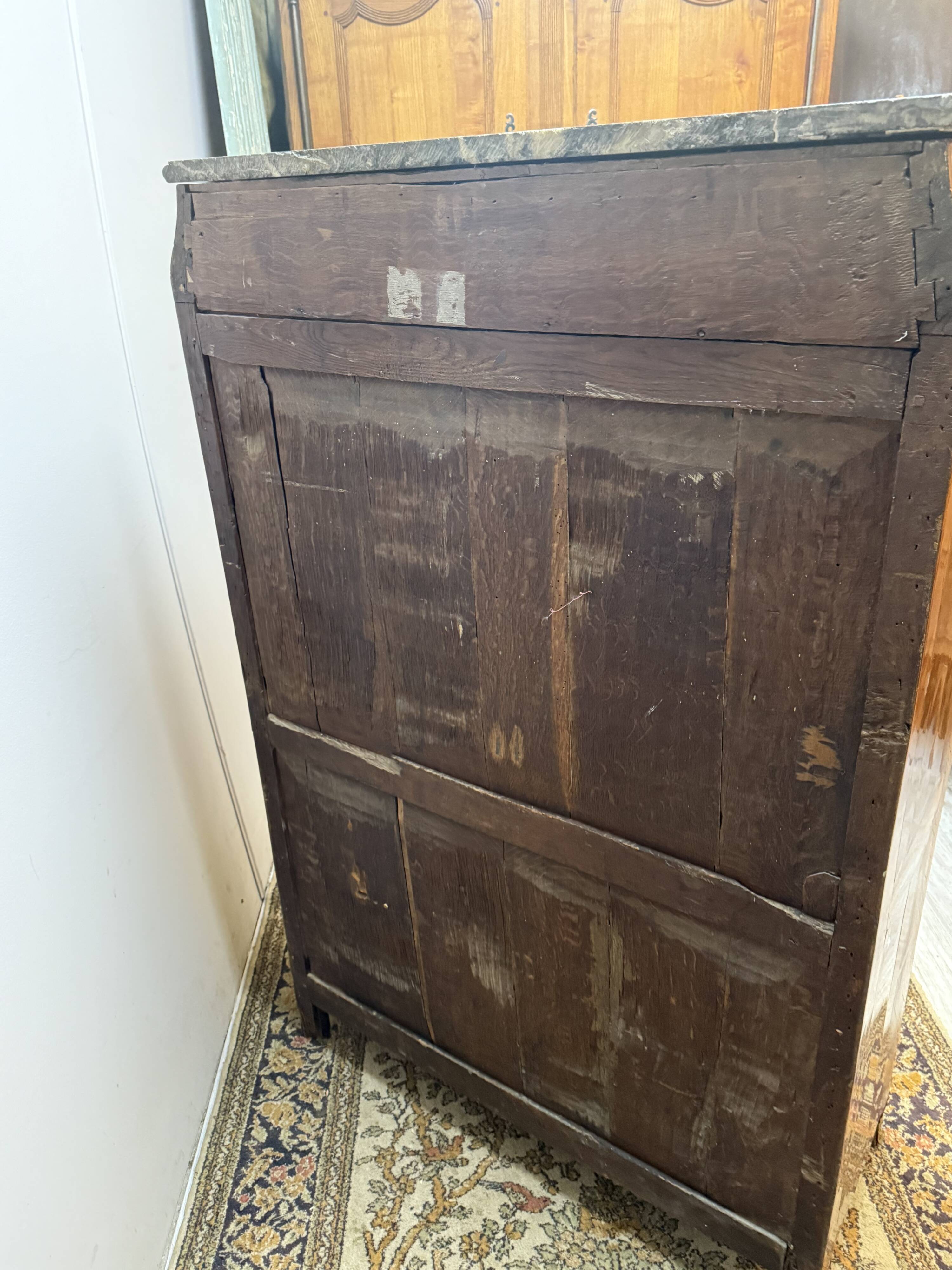 Louis XV Secretary from the 18th Century in Marquetry