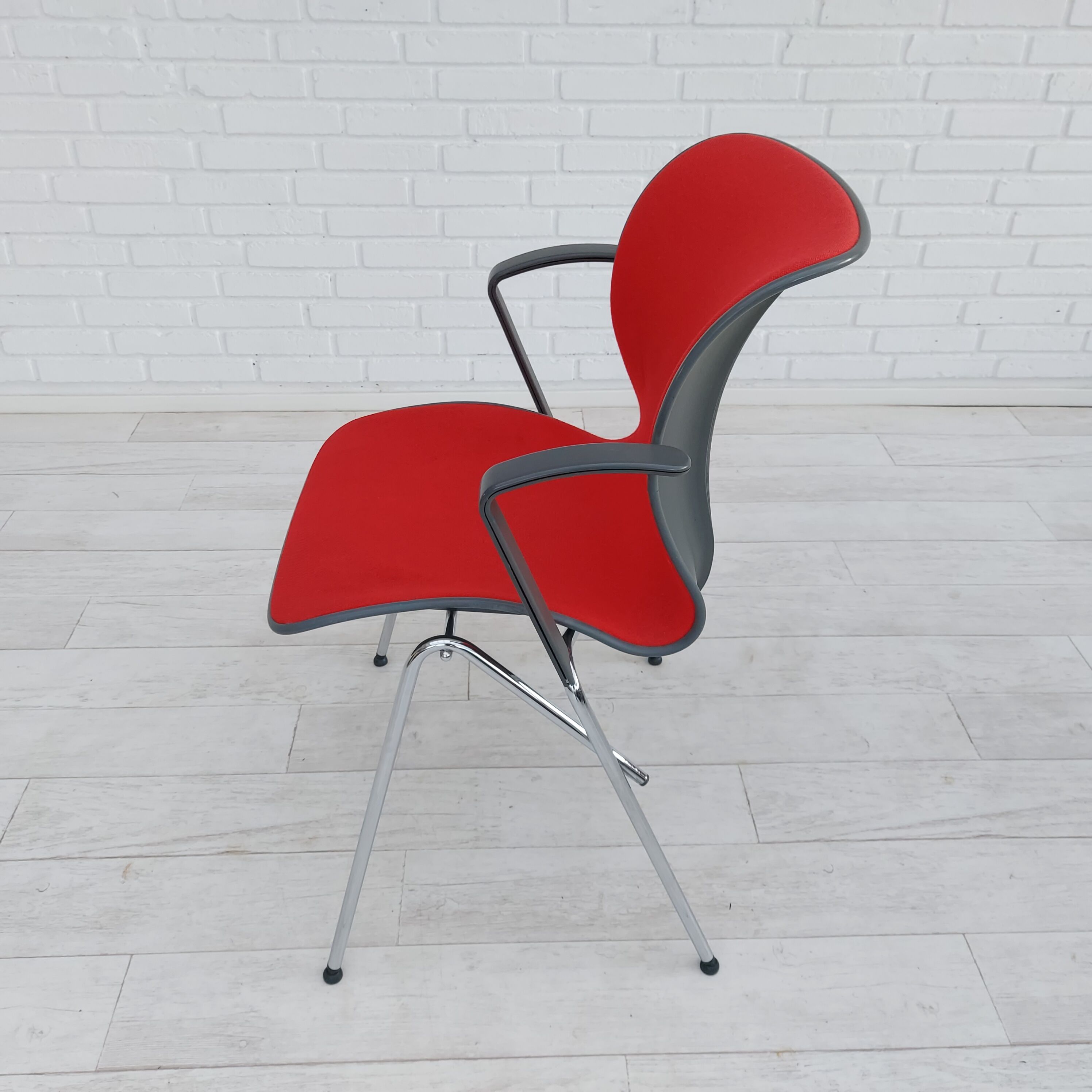 90s, Danish design by Alfred Homann, set of six "Ensemble" chairs, original condition