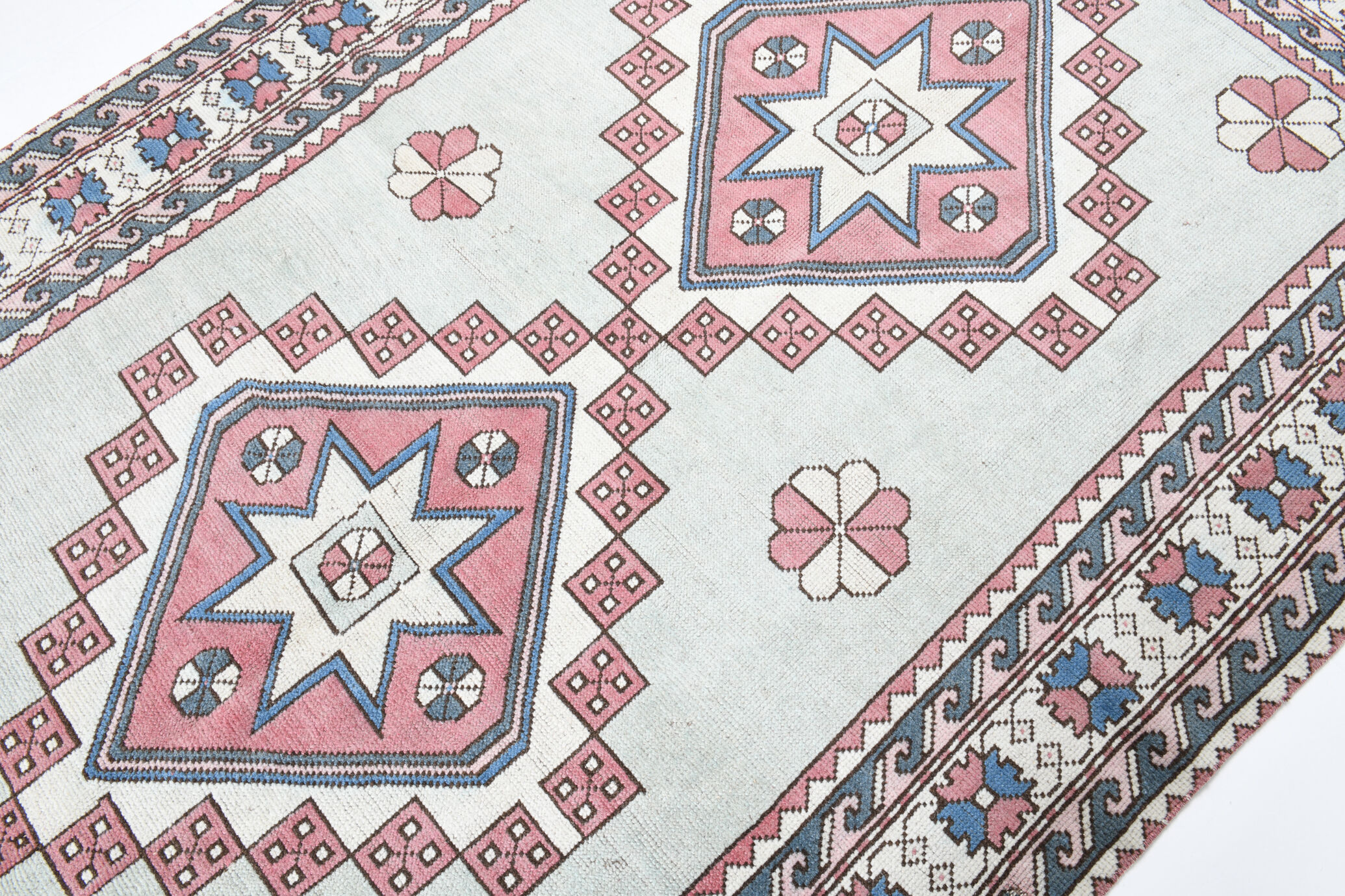 Tapis Oushak en laine fait à la main
