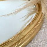 Golden wooden mirror  42x61cm