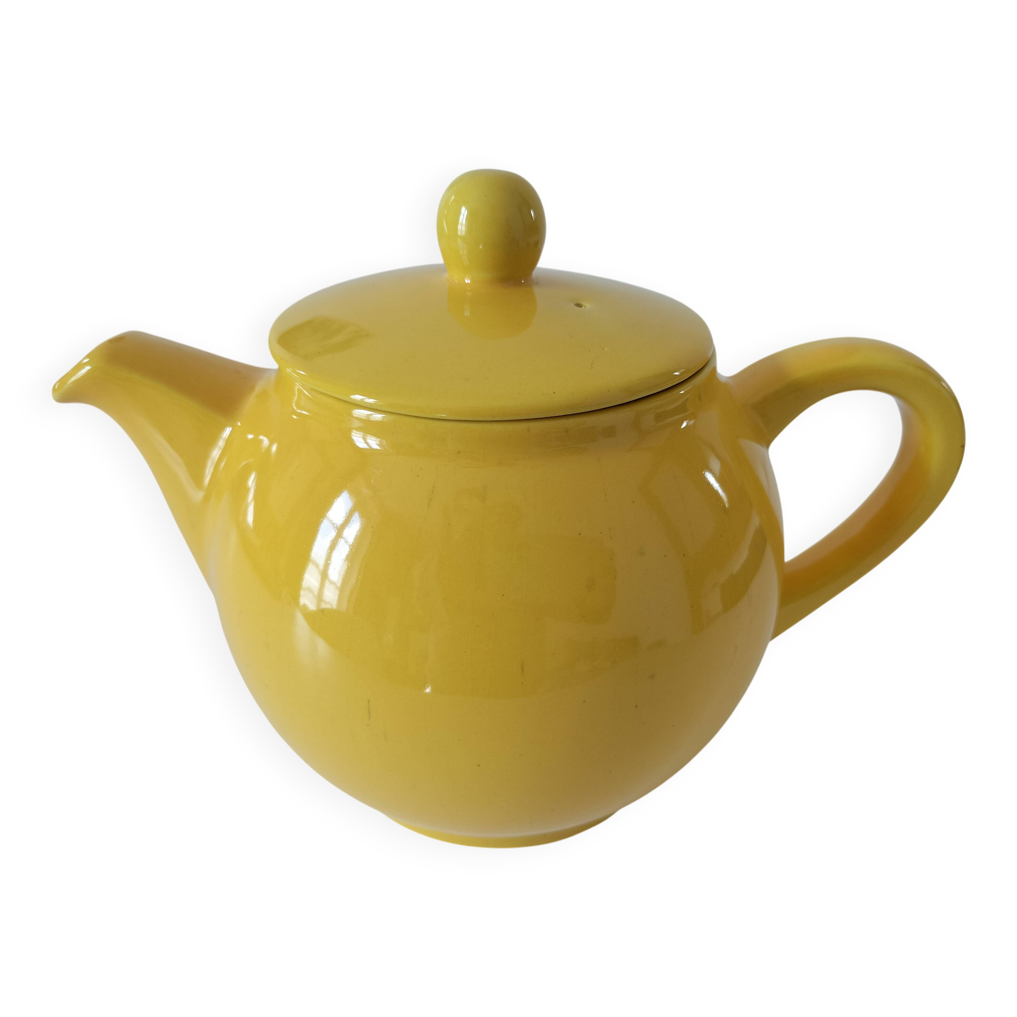 Vintage sun yellow teapot – Moulin des Loups & Hamage Nord