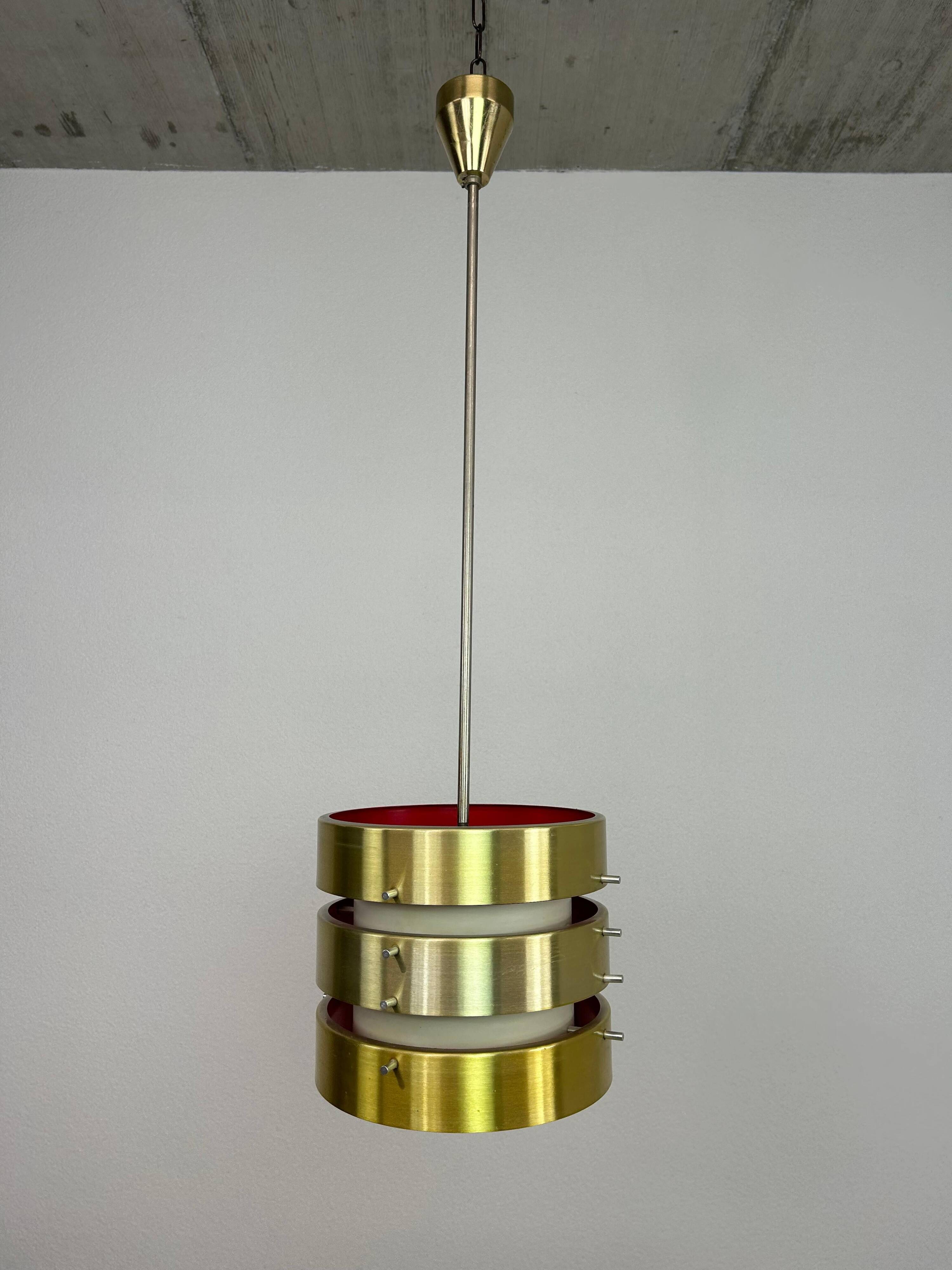 Mid-century modern pendant lamp by VEB Leuchten