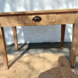 wooden bistro table, vintage, countryside, bohemian