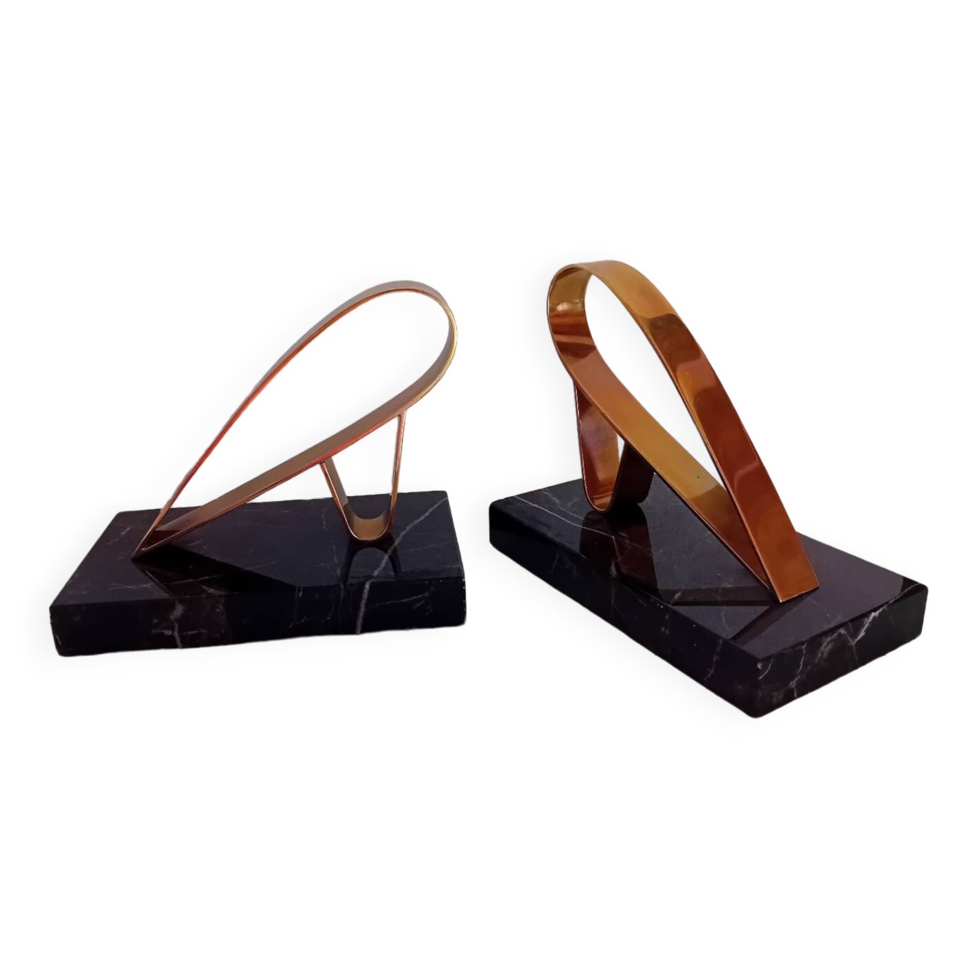 Pair of Gold Starry design bookends