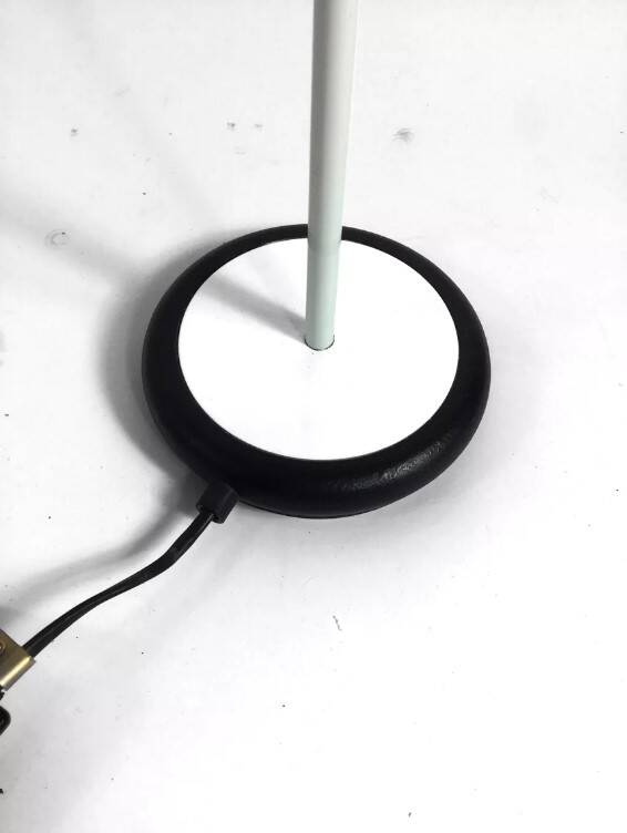 Lampe de chevet ou de bureau, blanche, vintage Fabbian