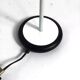 Lampe de chevet ou de bureau, blanche, vintage Fabbian