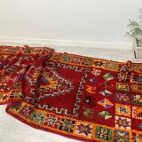 Tapis berbère en laine fait main 521 x 156 cm