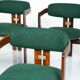 Lot de 8 chaises Pamplona par Augusto Savini pour Pozzi, Italie, années 1960
