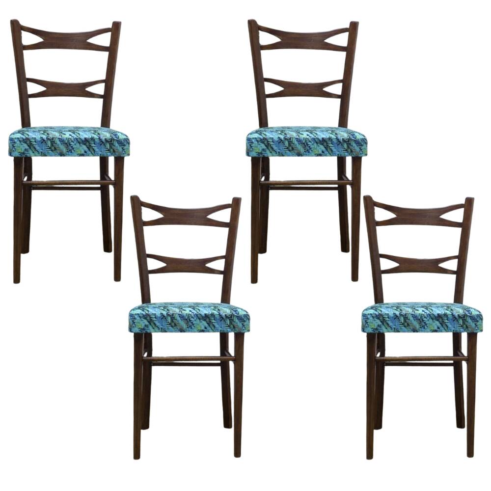 Spanish Dining Chairs from Muebles Mocholi, 1960s, Set of 4
