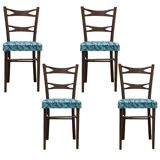 Spanish Dining Chairs from Muebles Mocholi, 1960s, Set of 4