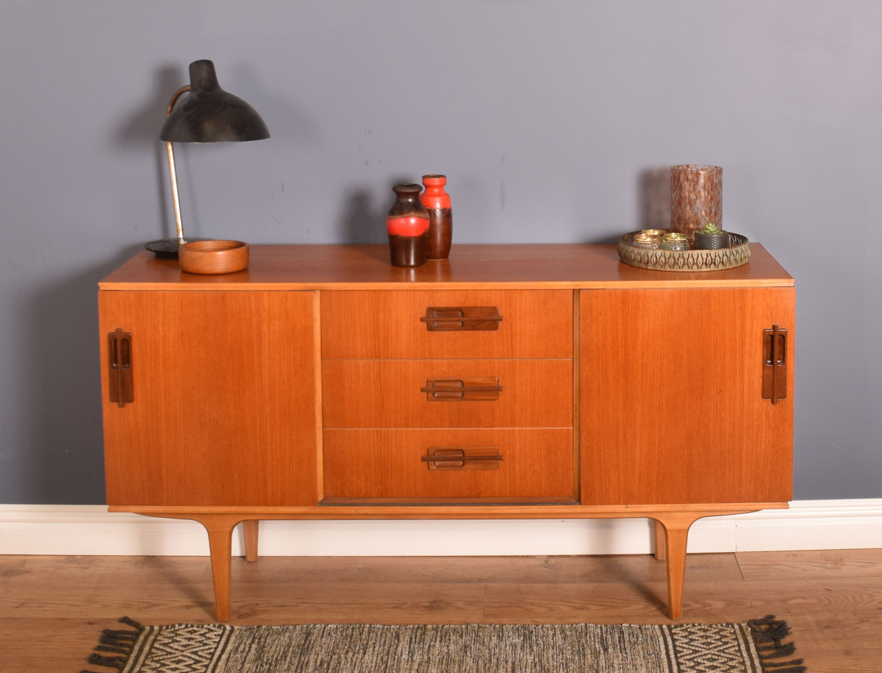 Restored Teak 1960s Greaves & Thomas Retro Sideboard