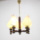 Mid-century Chandelier by  Pokrok Žilina,1970‘s.