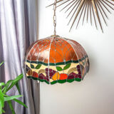 Suspension lamp style "Tiffany" vintage Art Deco