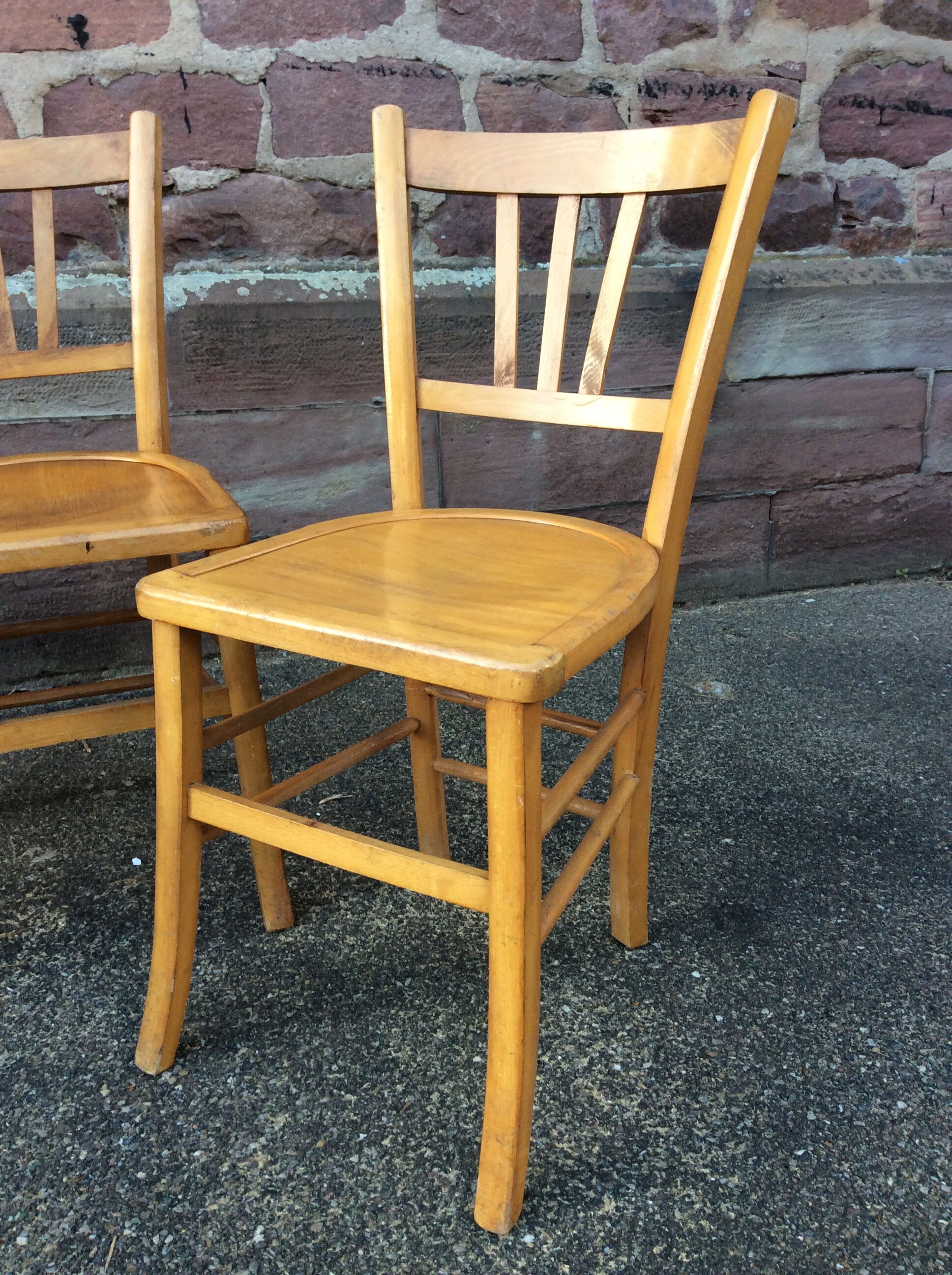 4 baumann bistro chairs brasserie no bentwood