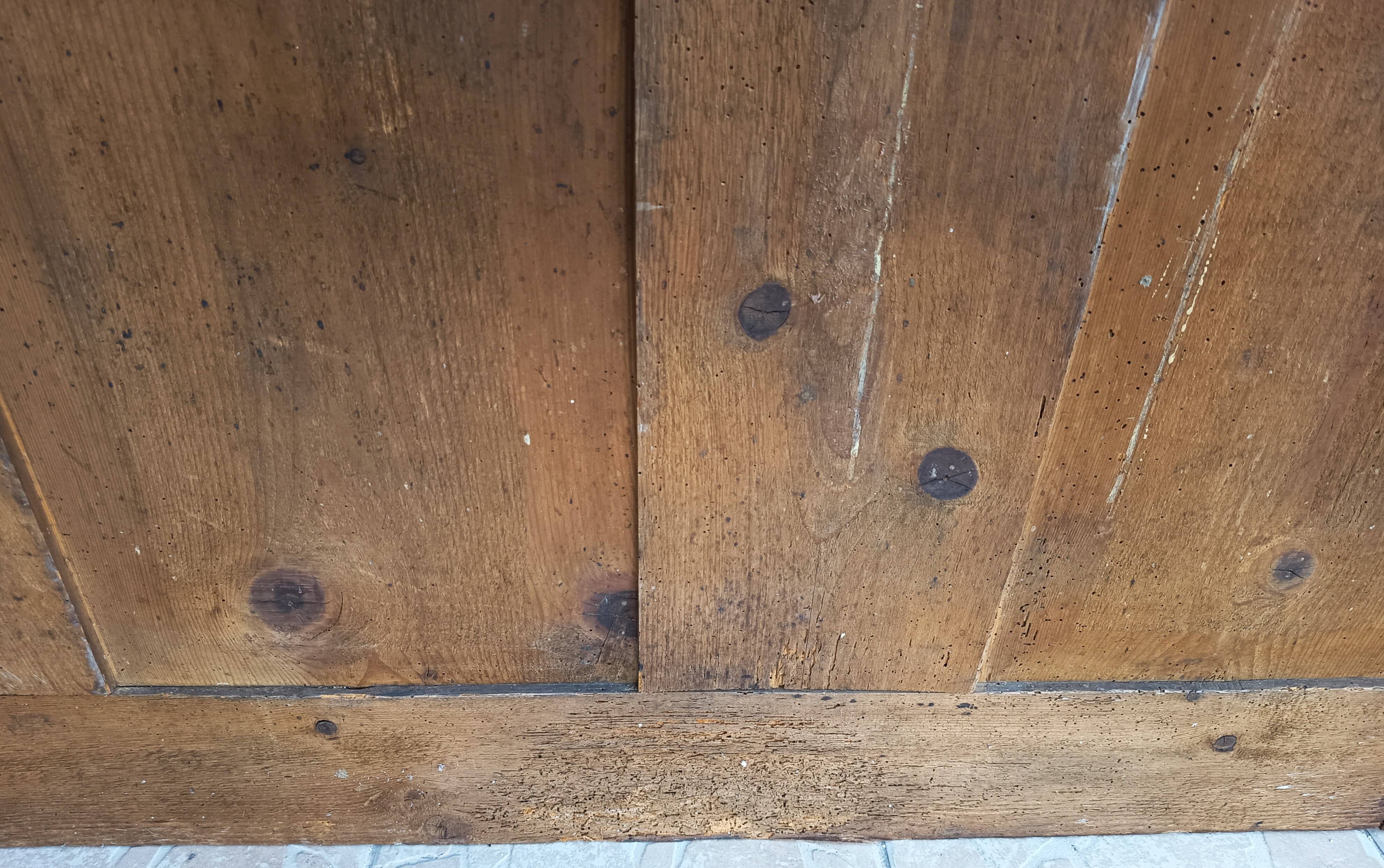 Rustic walnut sideboard