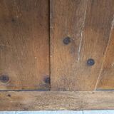 Rustic walnut sideboard