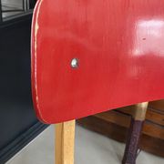 Vintage red Casala children's chair