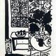Henri matisse color poster (after) interior at the window, 1989