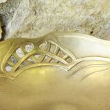 Old brass compote bowl