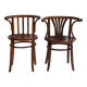 Pair of antique bentwood chairs in Thonet style – Central Europe, circa 1905